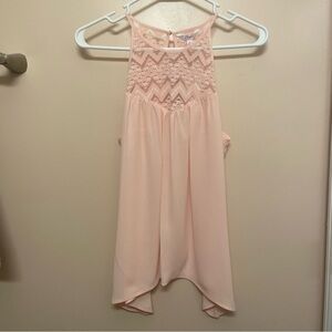 Candie's Pink Lace Blouse